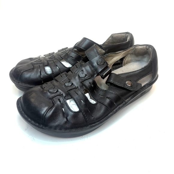 Traq by Alegria Black Leather Sandles | 39 - Picture 12 of 12